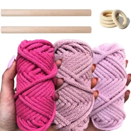 sznurek-bawelniany-pleciony-zestaw-rozowy-xs