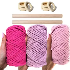 sznurek-bawelniany-pleciony-zestaw-rozowy-xl