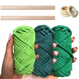 sznurek-bawelniany-pleciony-zestaw-zielony-xs