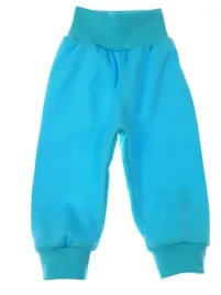 spodnie-spodenki-bawelniane-kolor-turkus-r-98-klekle