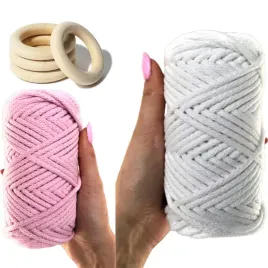 sznurek-bawelniany-pleciony-zestaw-100m-rozowy