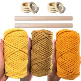 sznurek-bawelniany-pleciony-zestaw-zolty-xl