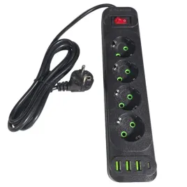 przedluzacz-2xusb-5-gniazd-2m-usb-ladowarka-typ-c-3x-listwa-zasilajaca