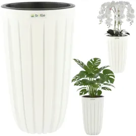donica-na-kwiaty-wysoka-wklad-h-50cm-biala-okragla-zlobienia-matowa-stylowa