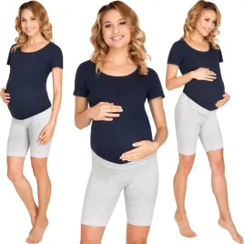 spodenki-ciazowe-szare-kolarki-bez-panela