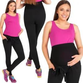 spodnie-ciazowe-dresowe-rozm-m-lena-z-kokarda