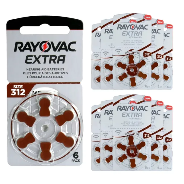 Baterie słuchowe RAYOVAC EXTRA 312 PR41