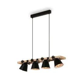 lampa-wiszaca-4xe27-drewno-czarna-regulowana-loft-nad-stol-jadalnia-salon