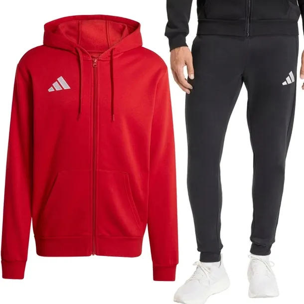 ADIDAS DRESY MĘSKIE KOMPLET BLUZA rozpinana SPODNIE ENTRADA 26 - XXL