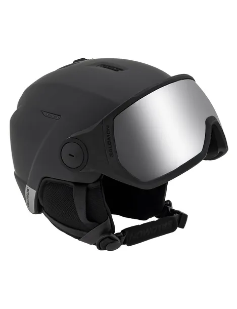 Kask snowboardowy z wbudowaną szybą SALOMON PIONEER LT VISOR black M