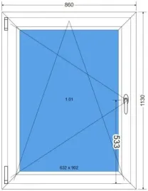 okno-pcv-86-x-113-90x120-prawe-jednoskrzydlowe-3-szybowe-biale