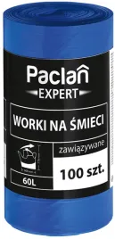 worki-na-smieci-60l-100-sztuk-paclan-expert-zawiazywane-mocne-nie-pekajace