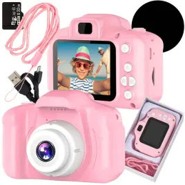 aparat-cyfrowy-dla-dziecka-fotograficzny-dla-dzieci-rozowy-gry-karta-32gb