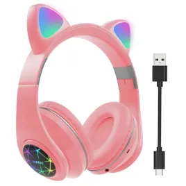 sluchawki-kocie-uszy-bezprzewodowe-bluetooth-nauszne-kolory-rgb-dla-dzieci