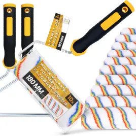 10x-walek-malarski-18-cm-zapas-malowania-scian-farb-lakierow-2x-uchwyt