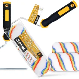 2x-walek-malarski-25-cm-zapas-malowania-scian-farb-lakierow-1x-uchwyt