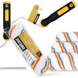 3x-walek-malarski-25-cm-zapas-malowania-scian-farb-lakierow-1x-uchwyt