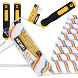 10x-walek-malarski-25-cm-zapas-malowania-scian-farb-lakierow-2x-uchwyt