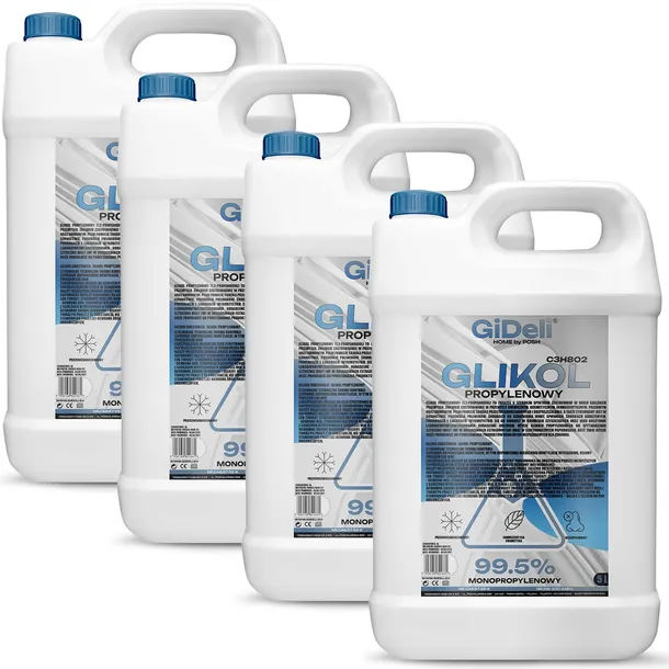 Glikol Propylenowy Farmaceutyczny 99,5 % 4x 5L GiDeli