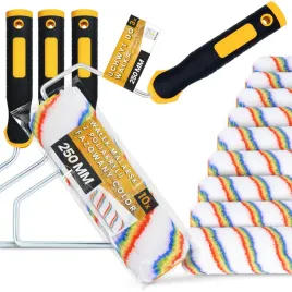 10x-walek-malarski-25-cm-zapas-malowania-scian-farb-lakierow-3x-uchwyt