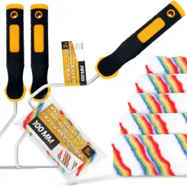 5x-walek-malarski-10-cm-zapas-malowania-scian-farb-lakierow-2x-uchwyt