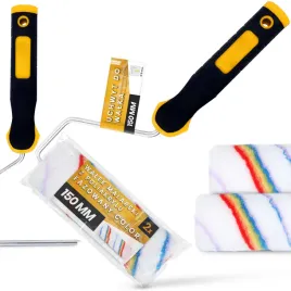 2x-walek-malarski-15-cm-zapas-malowania-scian-farb-lakierow-1x-uchwyt