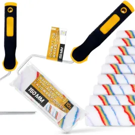 10x-walek-malarski-15-cm-zapas-malowania-scian-farb-lakierow-1x-uchwyt