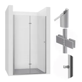 drzwi-prysznicowe-wnekowe-skladane-90cm-chrom-kabina-walk-in-szyba-scianka