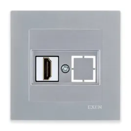 exen-gniazdo-hdmi-multimedialne-srebrne-ramka-srebrna