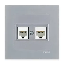 exen-gniazdo-komputerowe-rj45-kat-6-gniazdo-tel-srebrne-ramka-srebrna