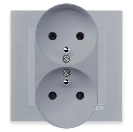 exen-gniazdo-podwojne-z-uziemieniem-elektryczne-typ-e-srebrne-ramka-srebrn
