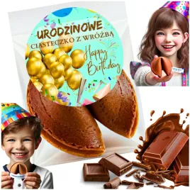 ciasteczko-z-wrozba-czekoladowe-naklejka-magiczne-urodziny-podziekowanie