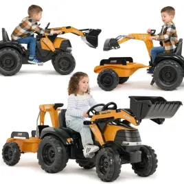 falk-traktor-na-pedaly-case-ce-z-koparka-ladowarka-i-przyczepa-3-7-lat