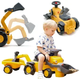 falk-jezdzik-traktor-komatsu-z-lyzka-koparka-i-przyczepa-od-1-3-lat