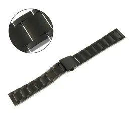 bransoleta-do-zegarka-czarna-24mm-stalowa-teleskopy-gratis-black