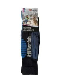 skarpety-termiczne-mlodziezowe-granatowe-niebieskie-dlugie-himountain-35-38