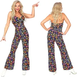 stroj-przebranie-damskie-lata-70-80-sukienka-disco-retro-vintage-kostium-l