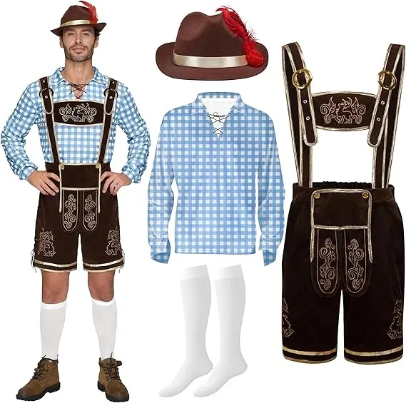 STRÓJ OKTOBERFEST BAWARCZYK KOMPLET PRZEBRANIE FESTIWAL KARNAWAŁ IMPREZA S