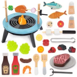 drewniany-zestaw-do-grillowania-dla-dzieci-45x-maly-kucharz-jedzenie-bbq