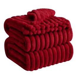 koc-aura-fluffy-bordowy-160x200cm-gruby-cieply-hit
