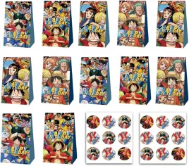 torebki-papierowe-prezentowe-podziekowania-one-piece-12szt-z-naklejkami