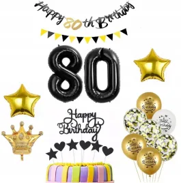 czarno-zloty-zestaw-dekoracji-urodzinowych-na-80-urodziny-balony-girlandy