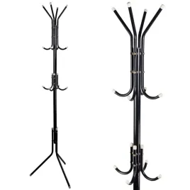 wieszak-na-ubrania-stojacy-czarny-przedpokoj