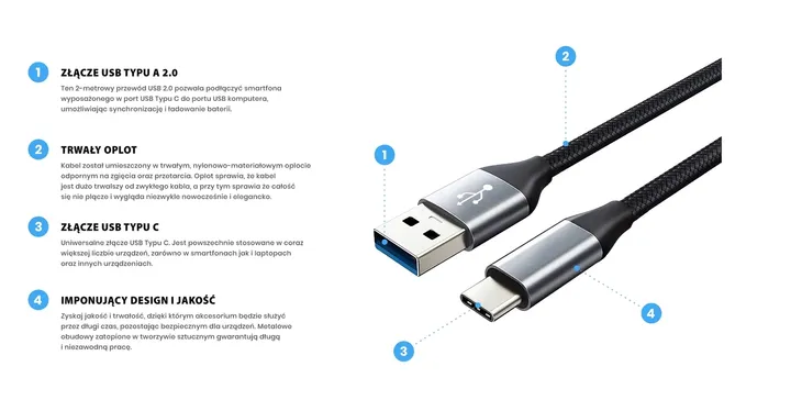 kabel-usb-a-usb-c-2m-200cm-wzmacniany-kabel-typ-c-stan-opakowania-oryginalne