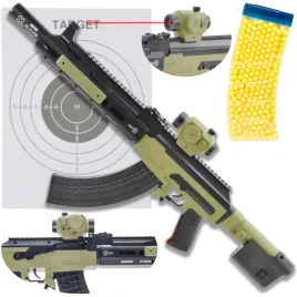 karabin-pistolet-na-kulki-z-laserem-duzy-zestaw-800-kulek-tarcza-gratis
