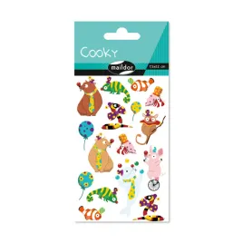 naklejka-3d-wypukle-zwierzeta-klauny-75x12-cm