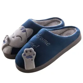 kapcie-damskie-miekkie-papcie-z-kotem-granat-40-41