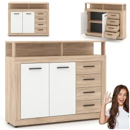 komoda-z-szufladami-do-salonu-przedpokoju-drewniana-dab-bialy-blago-120-cm
