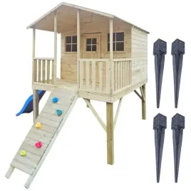 domek-dla-dzieci-gucio-z-drewna-do-ogrodu-slizg-22m-i-scianka-kotwy