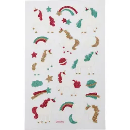 naklejka-brokatowe-jednorozce-10x16-cm